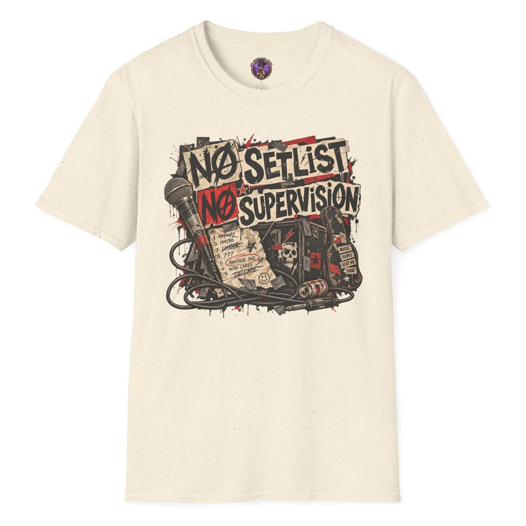 No Setlist No Supervision Musician Shirt | It's Heritage Hoss