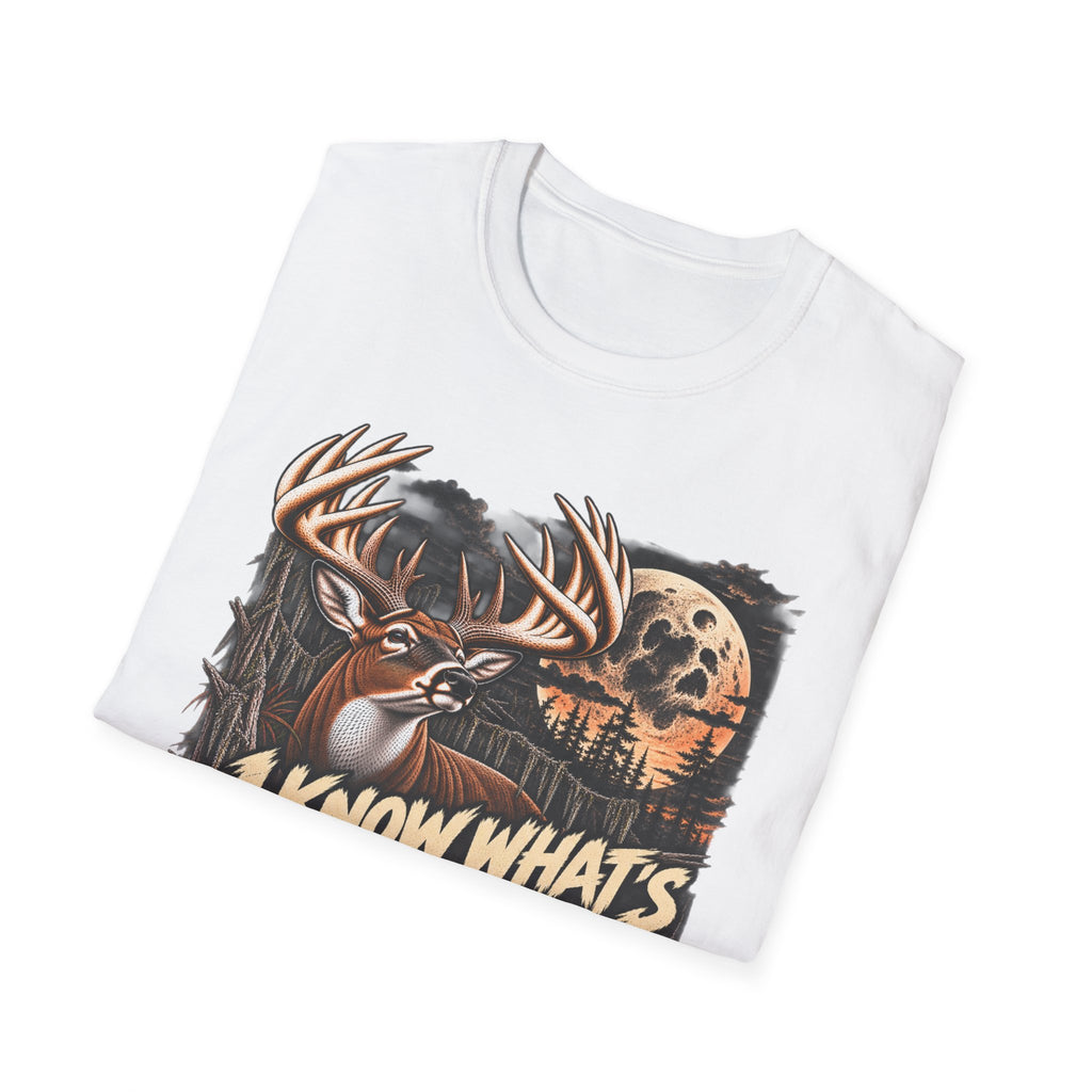 I Know What's Inside The Moon Weird Whitetail Deer Design