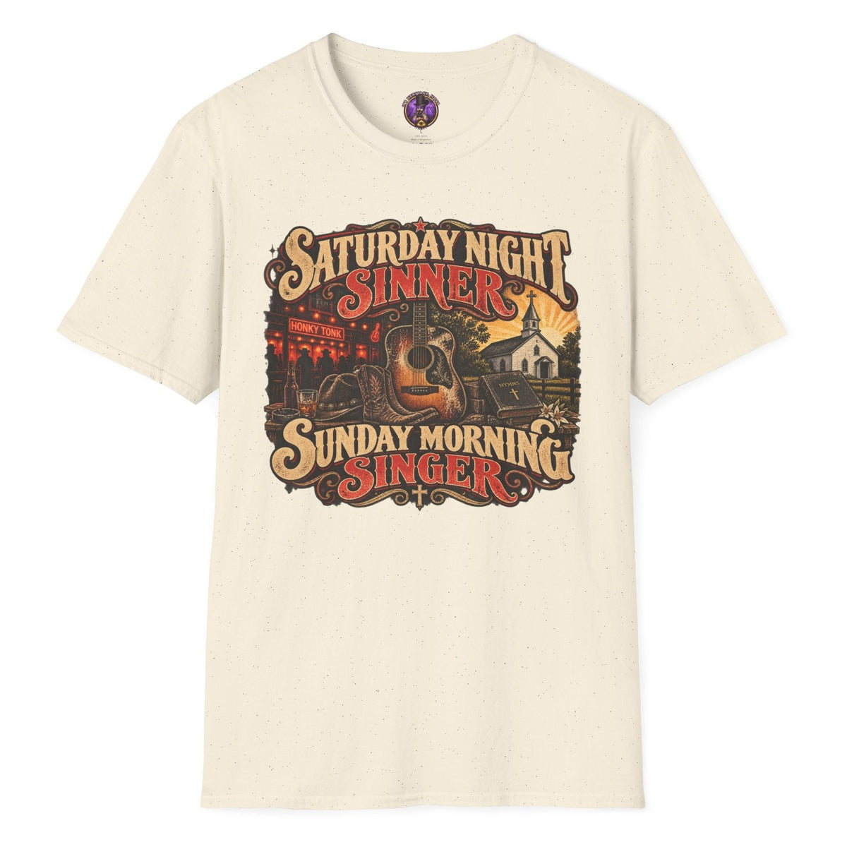 Saturday Sinner Sunday Singer T-Shirt | It's Heritage Hoss