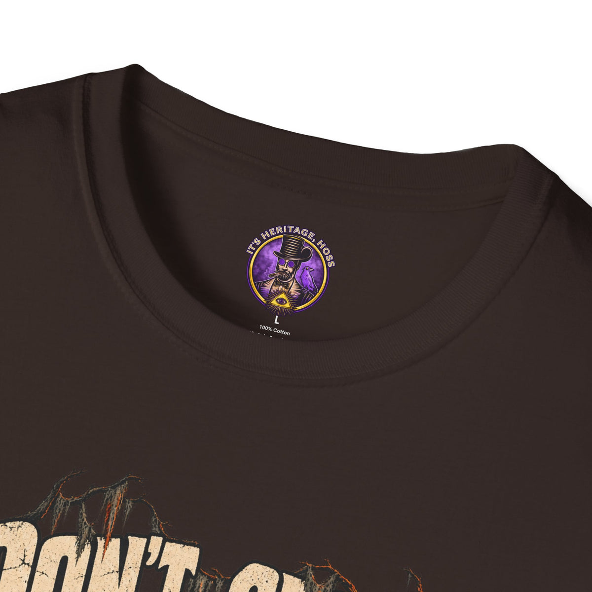 Don't Cross After Dark T-Shirt — Spooky Skull Bridge Graphic Tee
