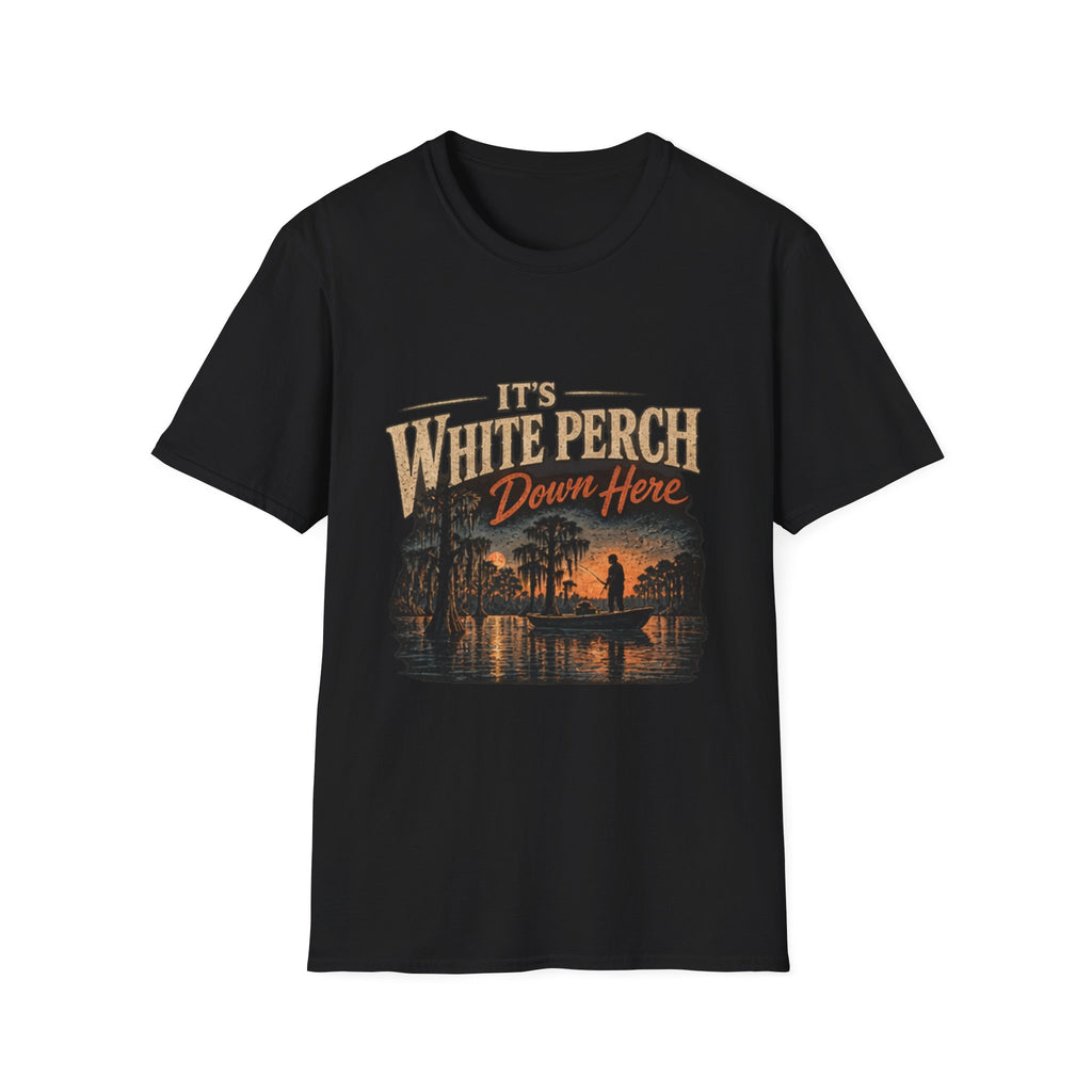 White Perch in the South T-Shirt outdoor graphic T-shirt product image 2