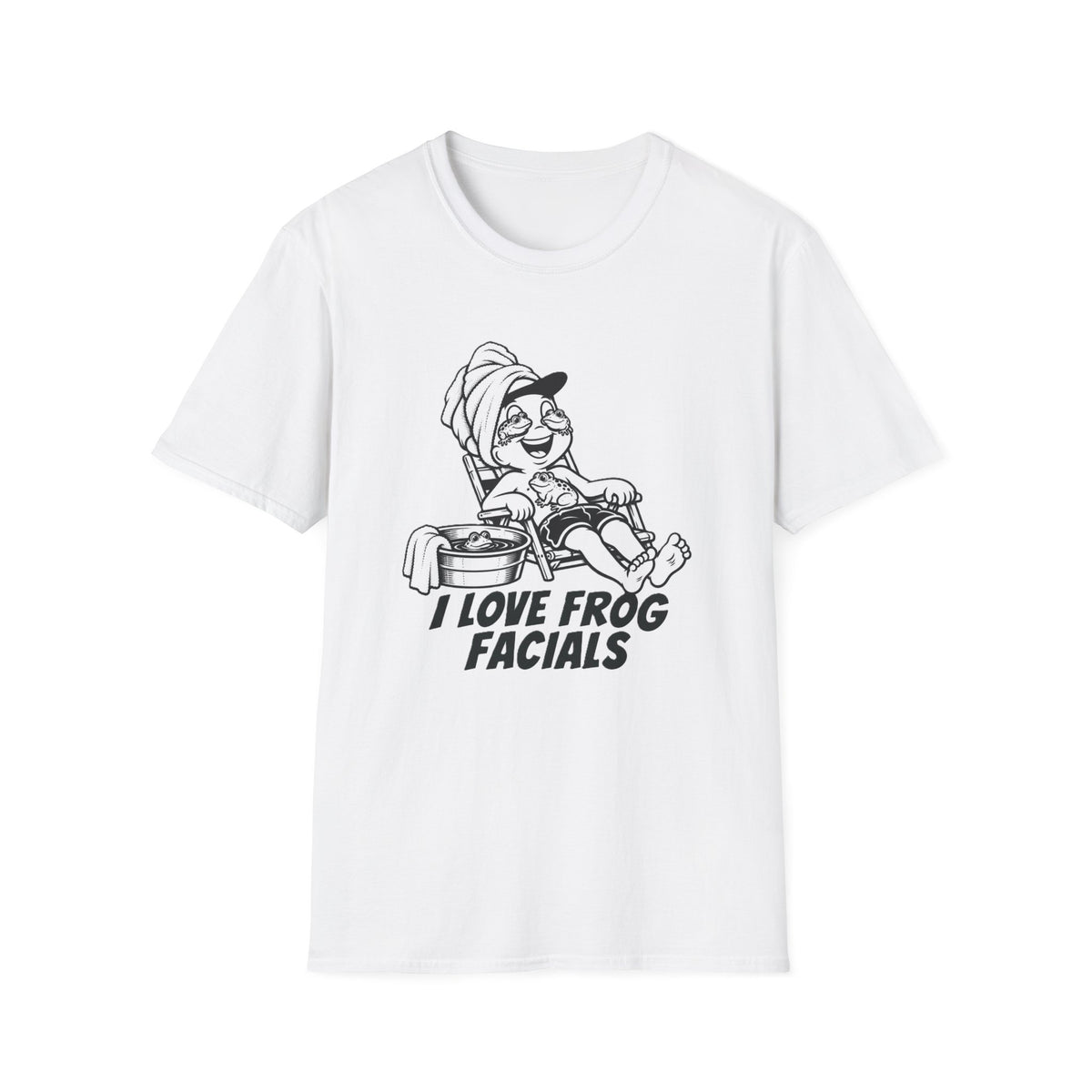 I Love Frog Facials Funny Frog T-Shirt