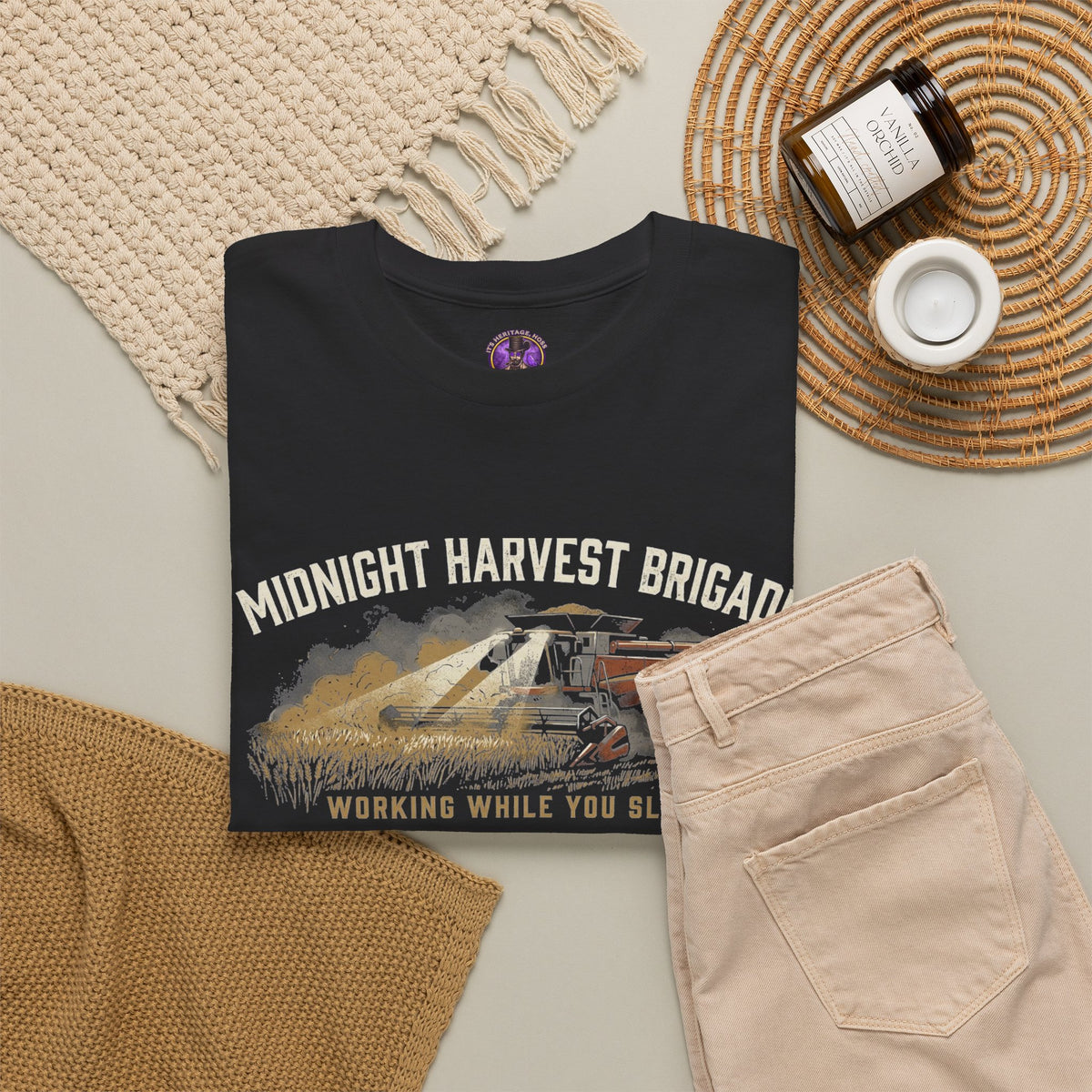 Midnight Harvest Brigade T-Shirt | It's Heritage Hoss