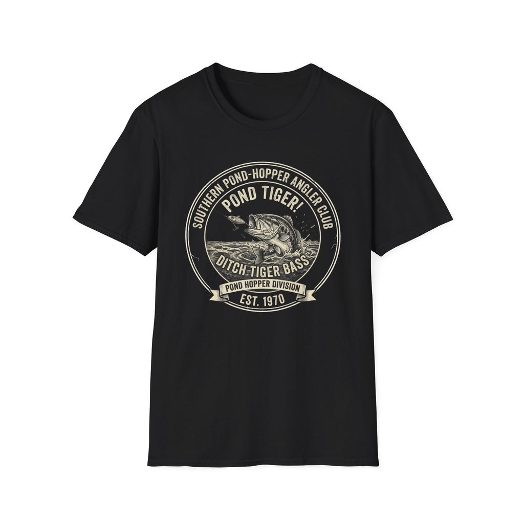 Southern Pond Hopper Angler Fishing T-Shirt | It's Heritage Hoss