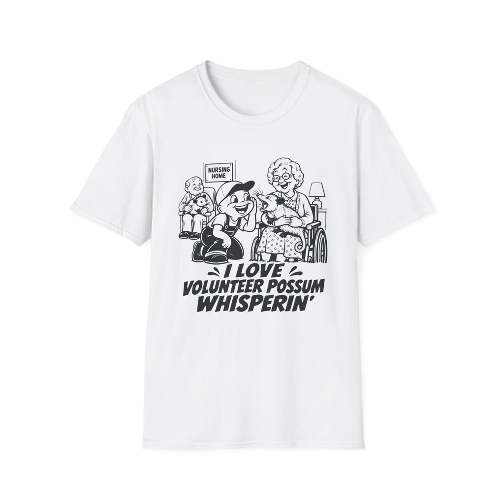 I Love Volunteer Possum Whisperin' Funny Opossum T-Shirt