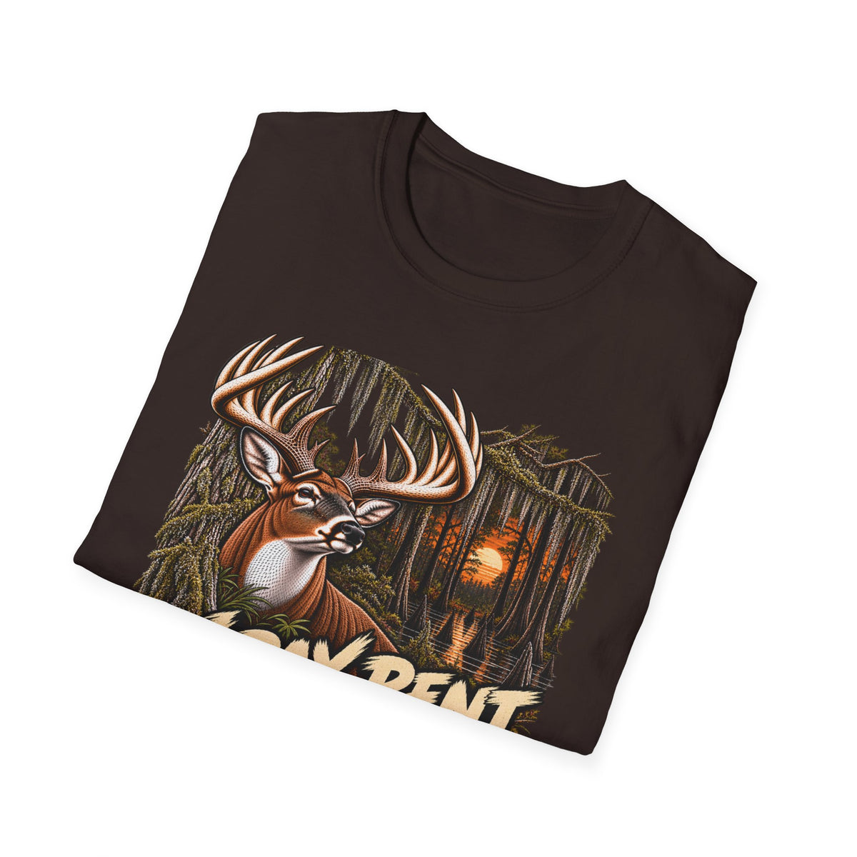 I Pay Rent To The Moss Funny Southern Whitetail Design
