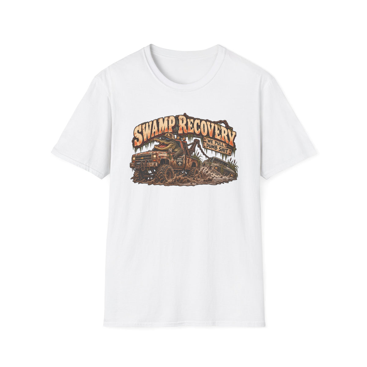 Swamp Recovery T-Shirt — Off-Road Humor