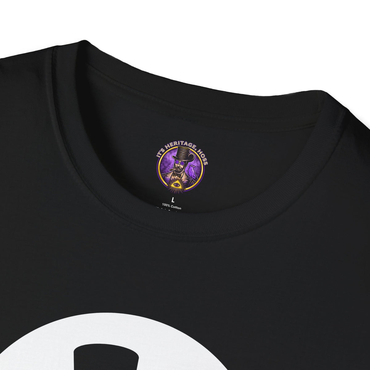 Life Is Meow Cat T-Shirt - Cute Cat With Top Hat Graphic graphic T-shirt product image 5