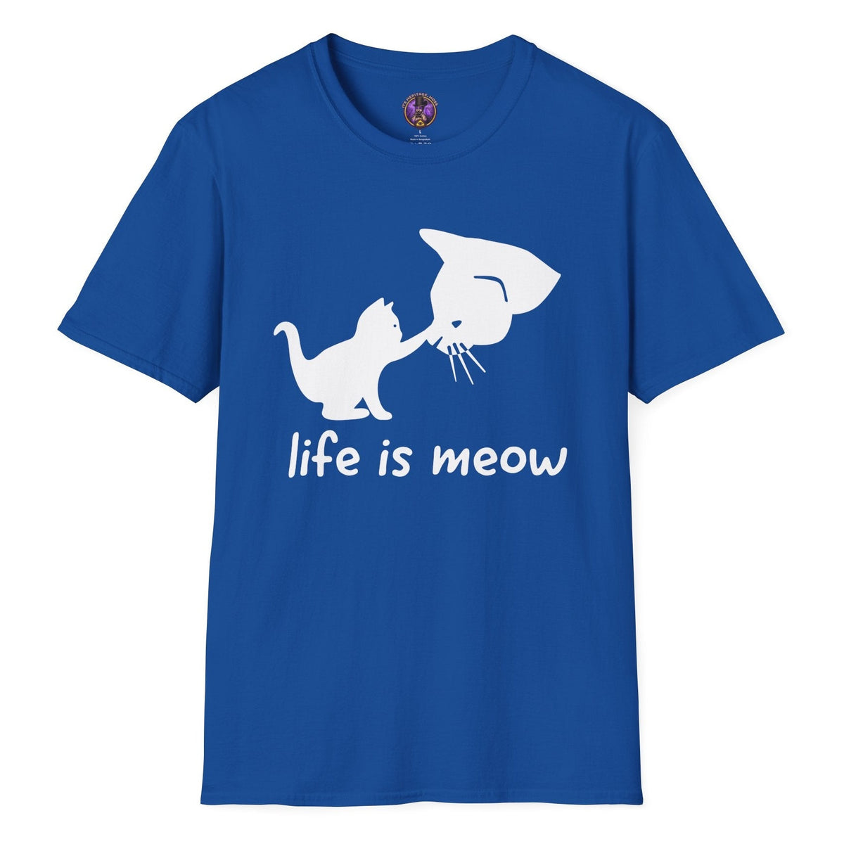 Life Is Meow Nose Touch Cat Tee | It's Heritage Hoss
