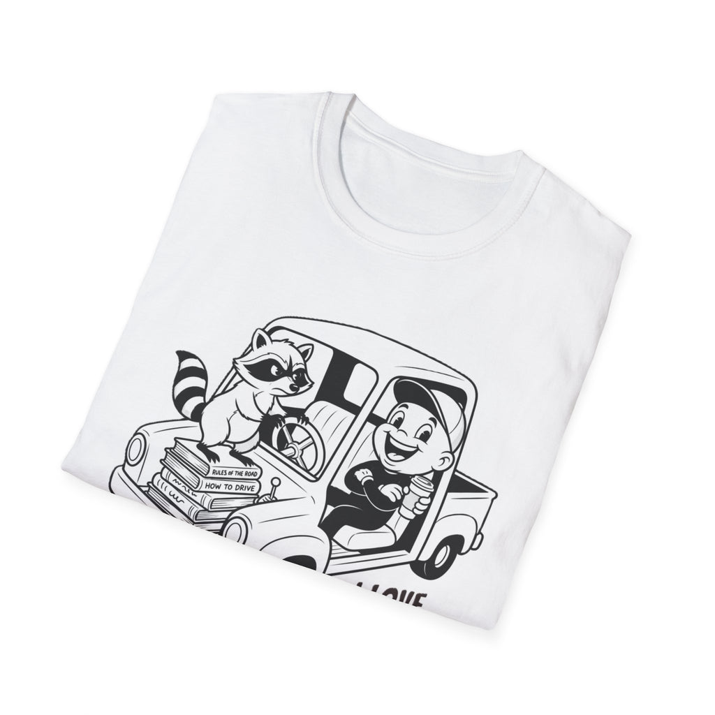 I Love Raccoon Carpools T-Shirt