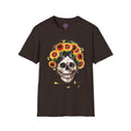 Skull with Sunflower Crown T-Shirt
