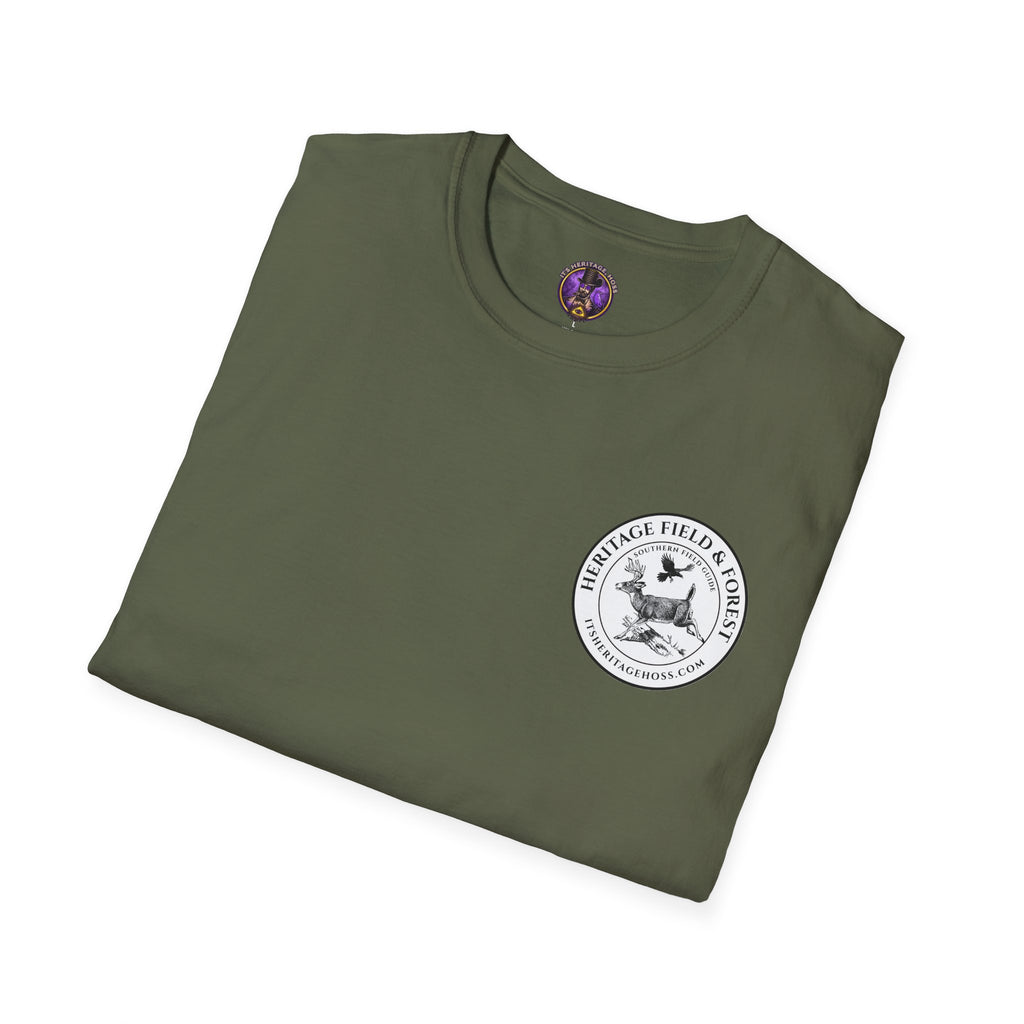 Opossum Illustration T-Shirt — Vintage Wildlife Art Tee — product view 12