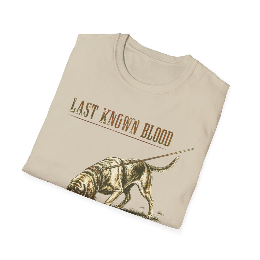Last Known Blood Deer Tracking Dog Shirt