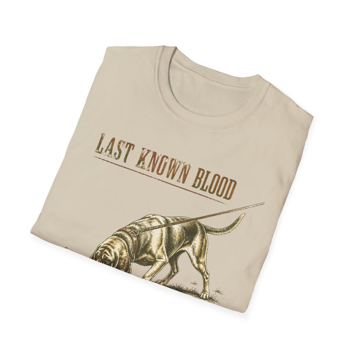 Last Known Blood Deer Tracking Dog Shirt