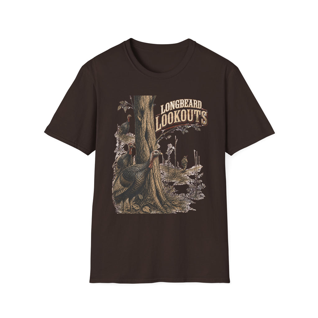 Longbeard Lookouts Turkey Hunting T-Shirt