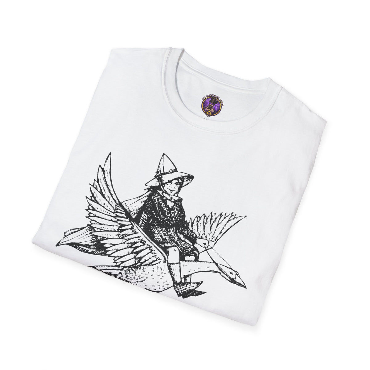 Witch Riding Goose T-Shirt
