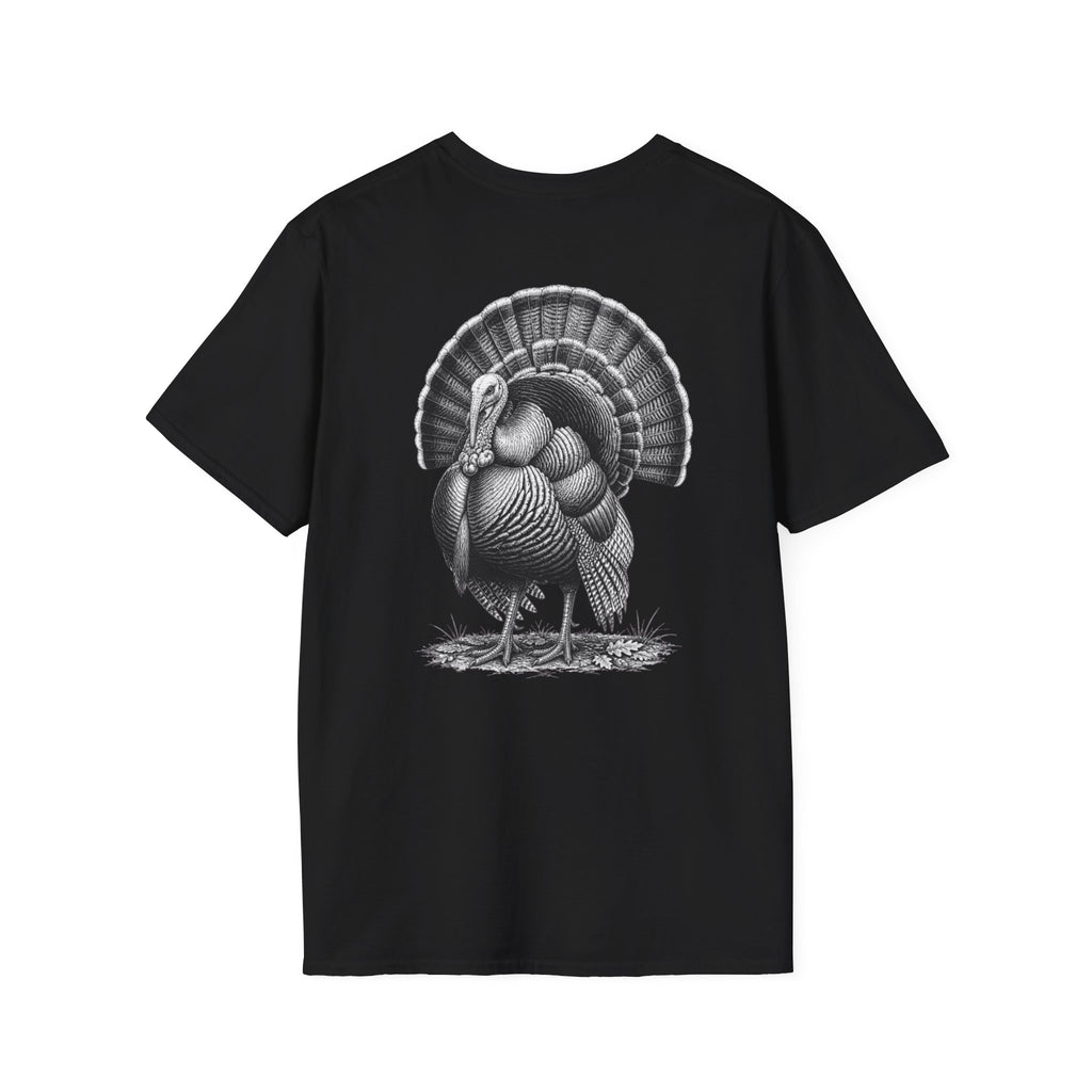 Thankful Turkey T-Shirt — Vintage Thanksgiving Turkey Graphic Tee — product view 10