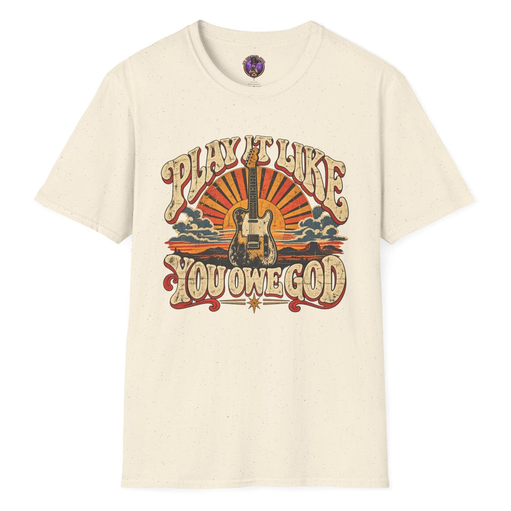 Play It Like You Owe God Guitar Shirt | It's Heritage Hoss