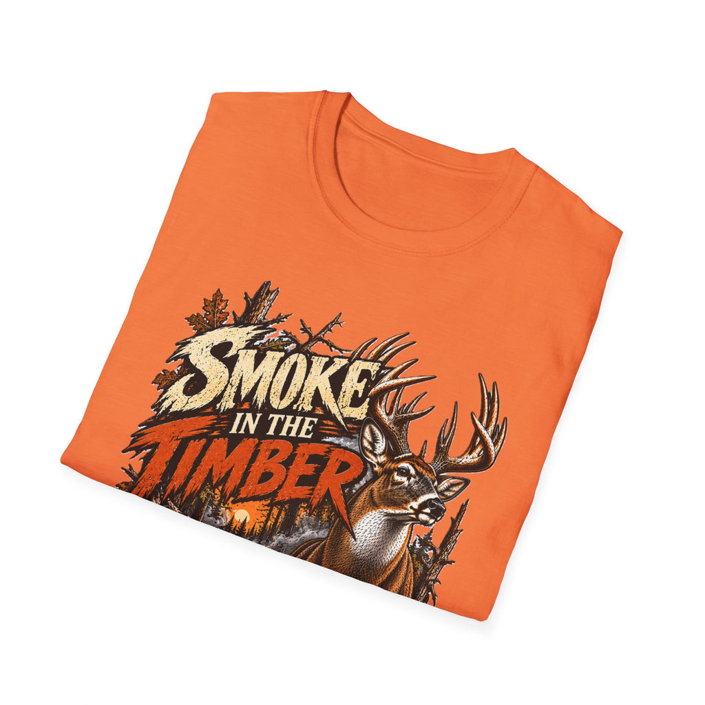 Smoke In The Timber Whitetail Deer Hunting Design