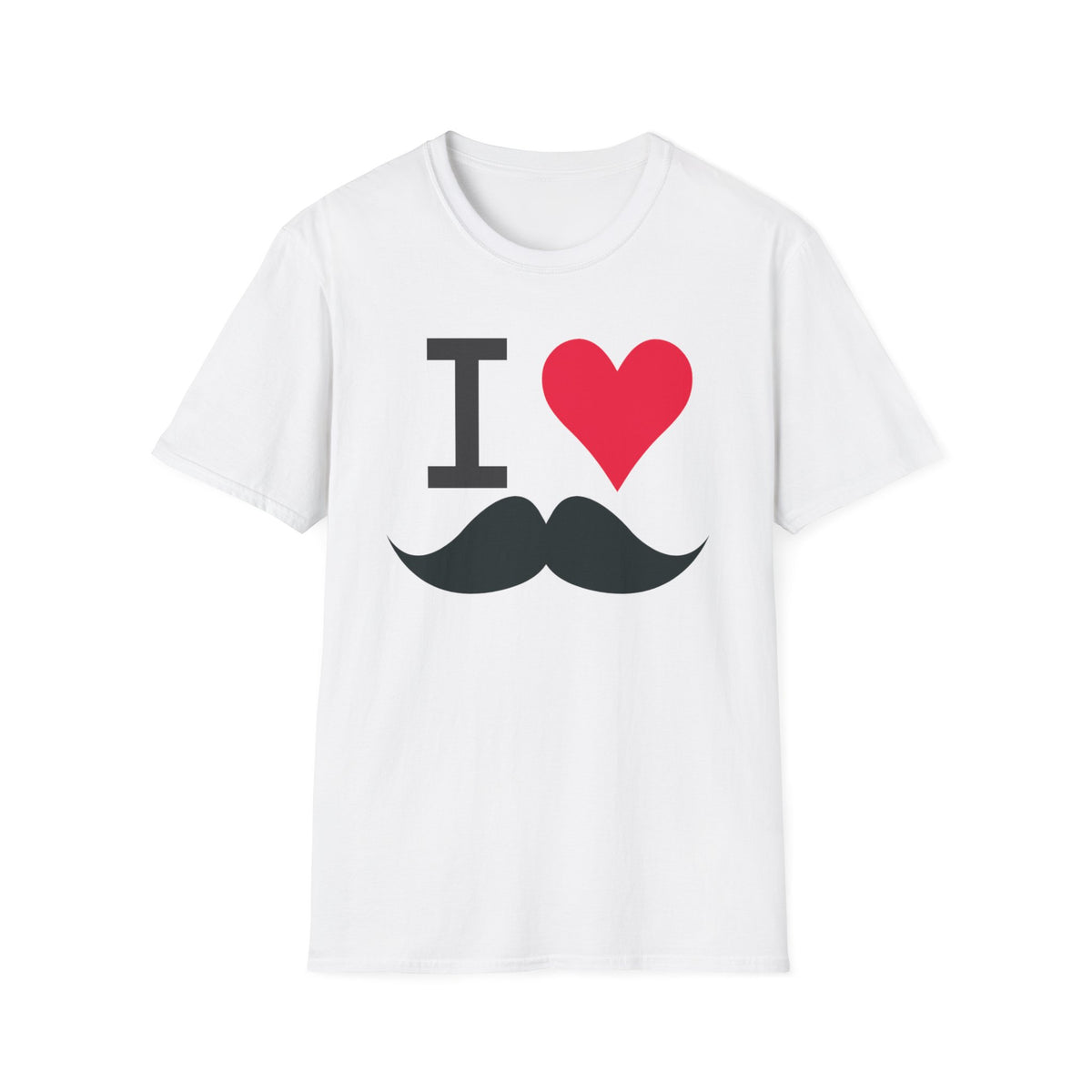 I Love Mustache T-Shirt