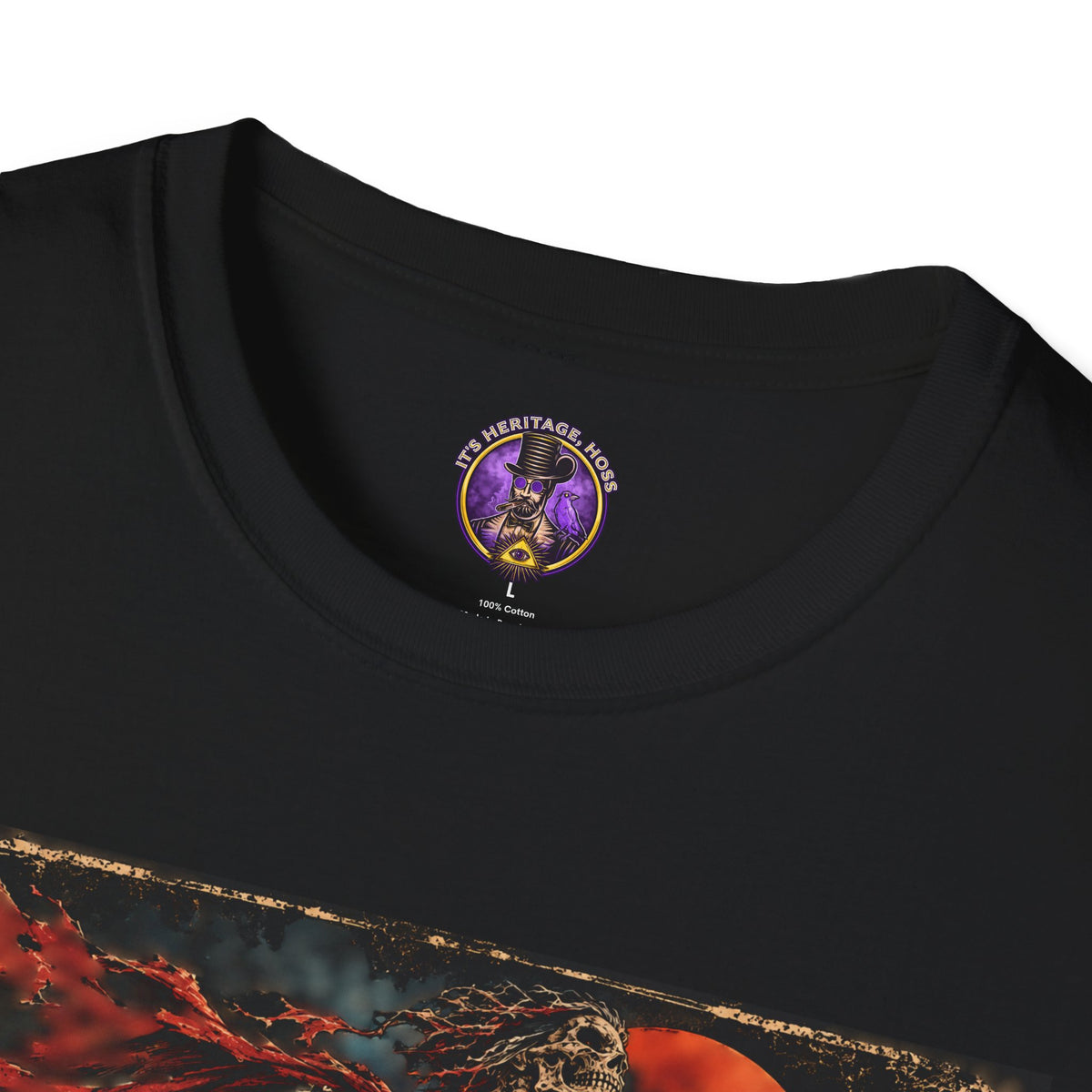 Gothic Superhero Skull T-Shirt | It's Heritage Hoss