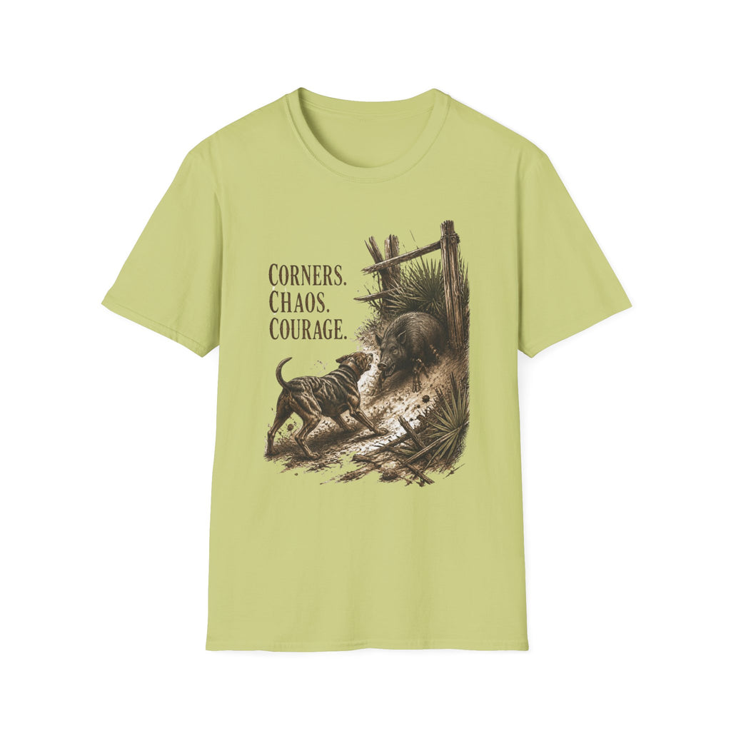 Corners Chaos Courage Catahoula Hog Dog Shirt