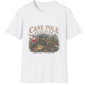 Cane Pole Educated Fishing T-Shirt outdoor graphic T-shirt product image 1
