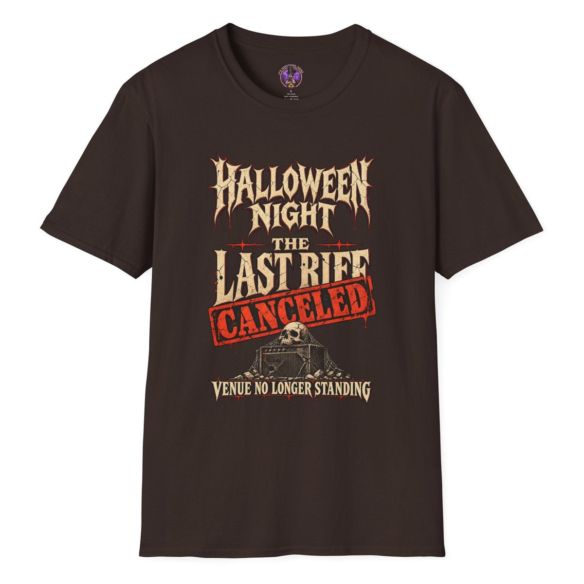 Halloween T-Shirt "Halloween Night The Last Ride Canceled" - Funny Haunted Attraction Tee