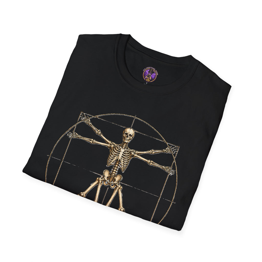 Vitruvian Skeleton T-Shirt | It's Heritage Hoss