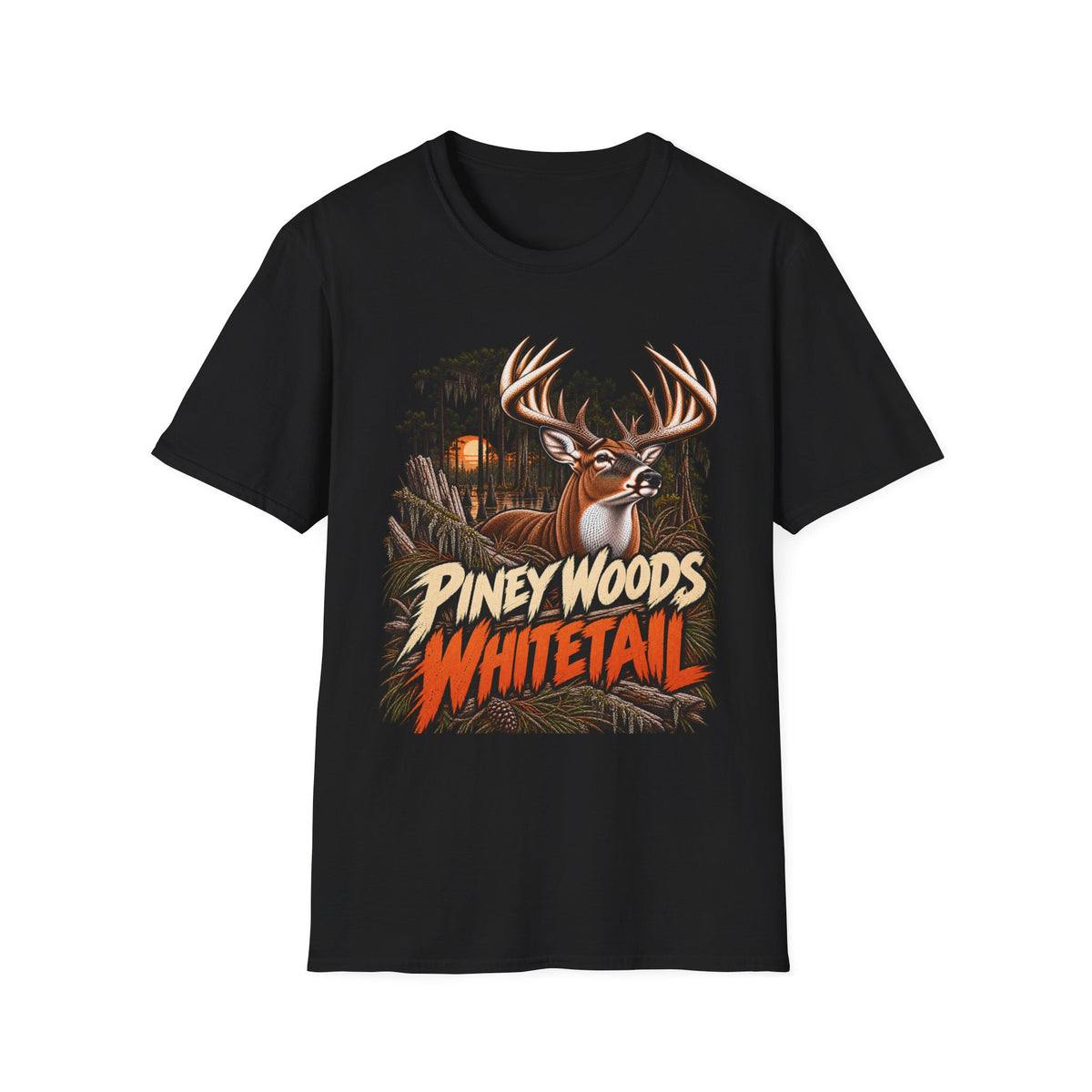 Piney Woods Whitetail Southern Deer Hunting Design