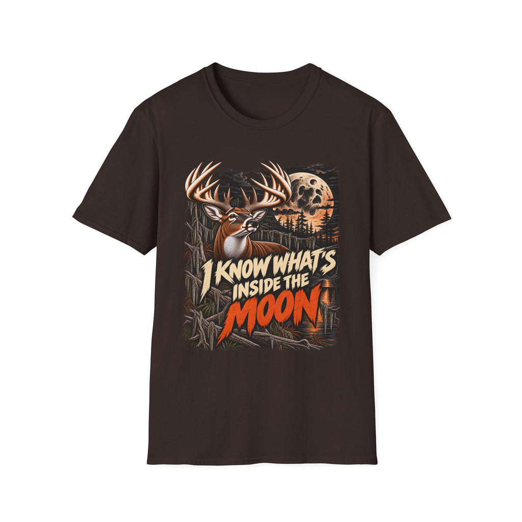 I Know What's Inside The Moon Weird Whitetail Deer Design