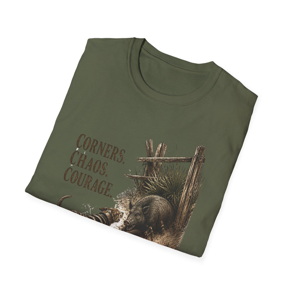 Corners Chaos Courage Catahoula Hog Dog Shirt