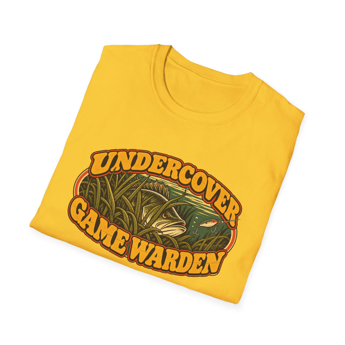 Undercover Game Warden Vintage Bass Fishing