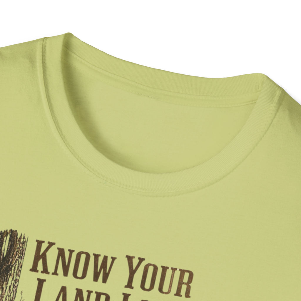 Know Your Land Lines. Cross No Fence. Hunting T-Shirt