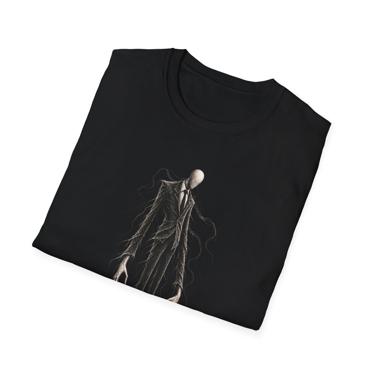 Slenderman T-Shirt | Dark Urban Legend Creature Art