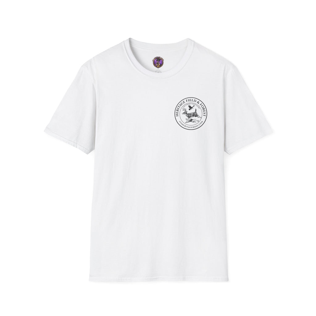Deer Buck Graphic T-Shirt — Realistic Buck Head Hunting Tee — product view 2