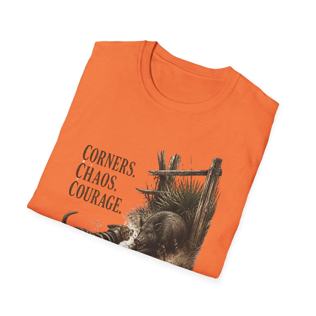 Corners Chaos Courage Catahoula Hog Dog Shirt