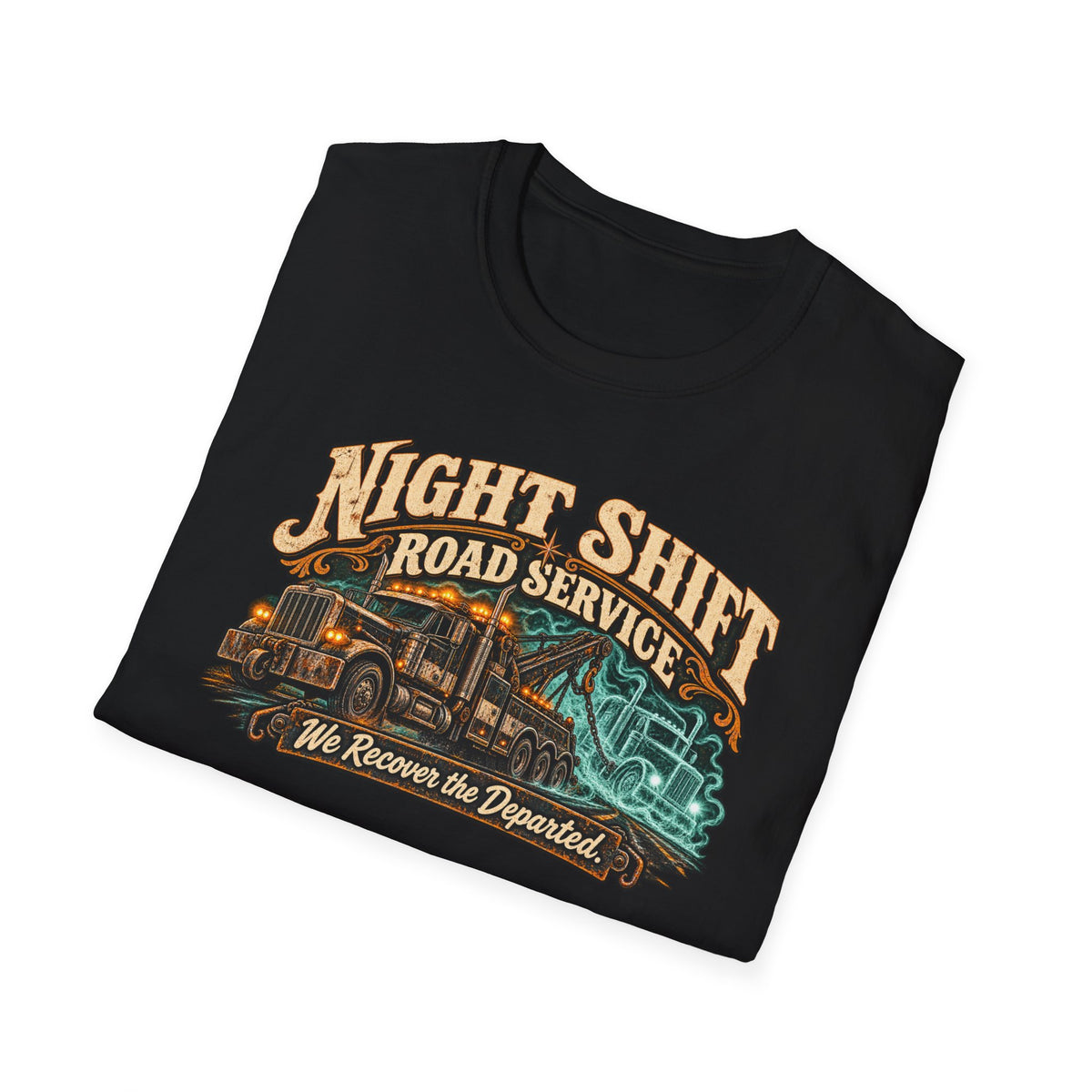 Night Shift Road Service T-Shirt — Roadside Mechanic