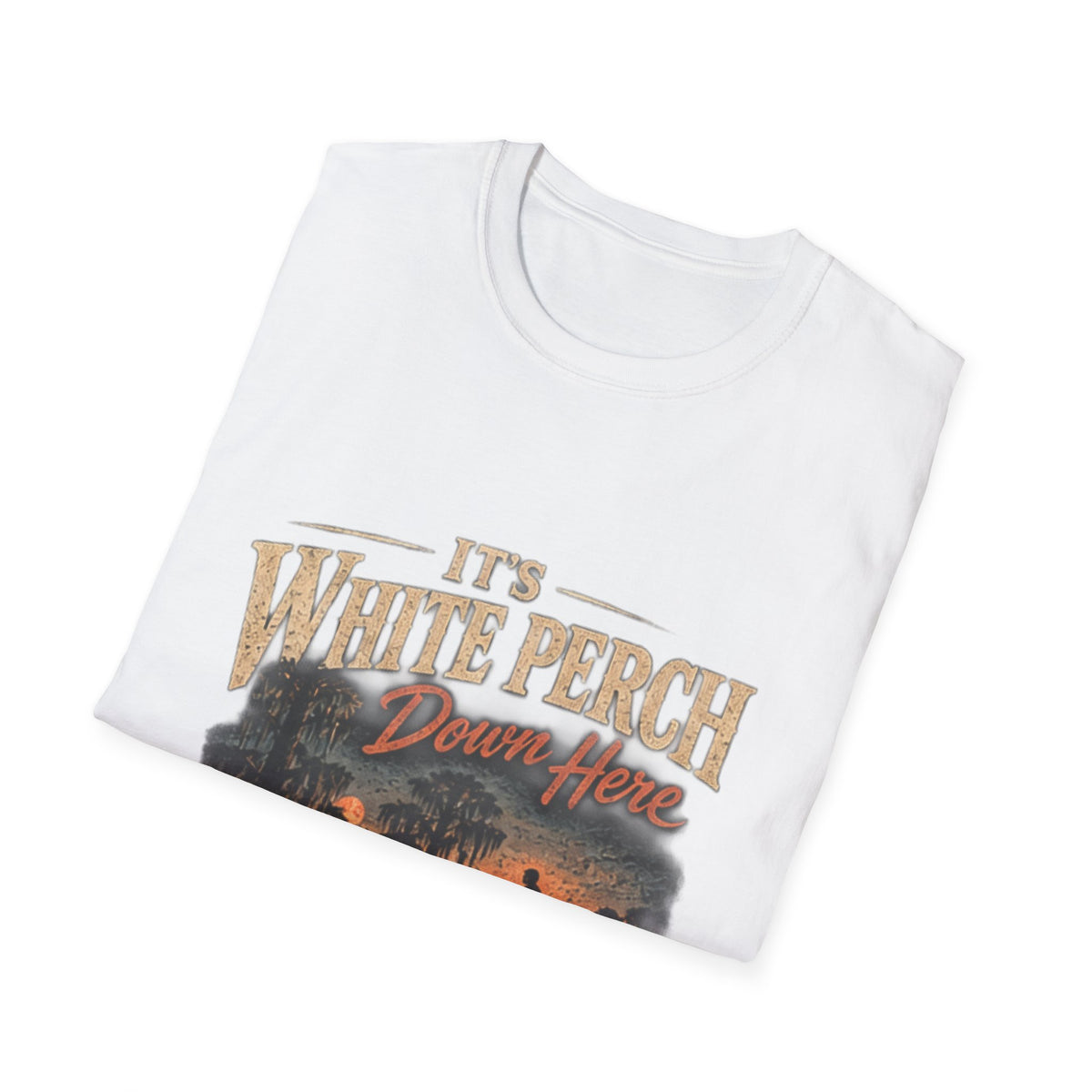 White Perch in the South T-Shirt outdoor graphic T-shirt product image 6