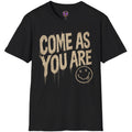 Come As You Are graphic with distressed lettering and vintage 1990s grunge-inspired artwork.