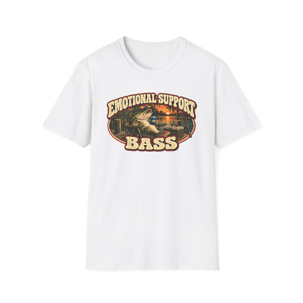 Emotional Support Bass Vintage Fishing
