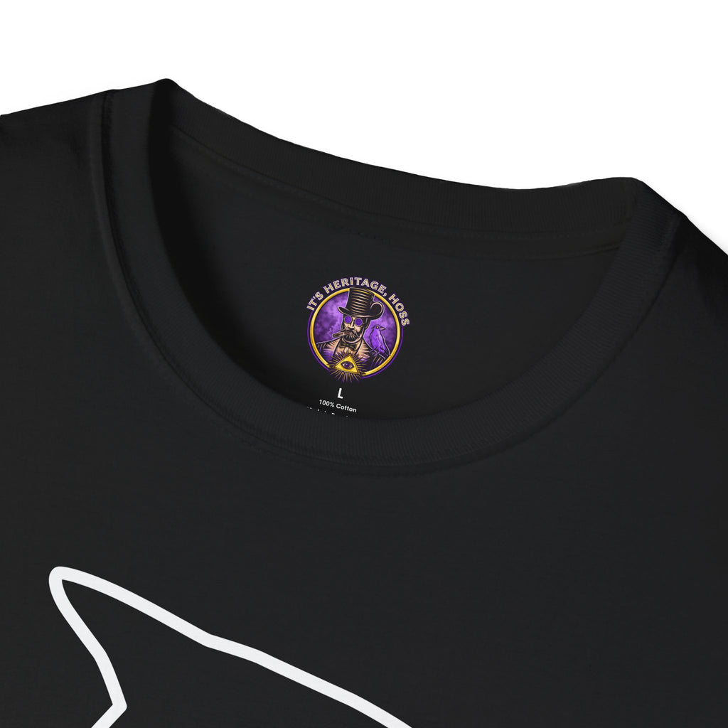 Cat T-Shirt - "Life is Meow" Minimalist Cat Graphic Tee graphic T-shirt product image 5