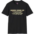 Emergency Override 1997 retro sci-fi graphic tee