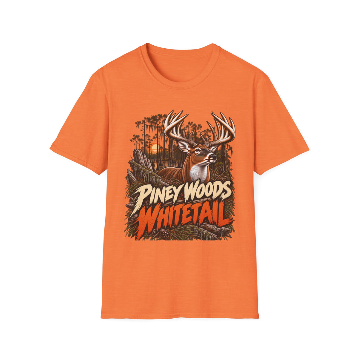 Piney Woods Whitetail Southern Deer Hunting Design