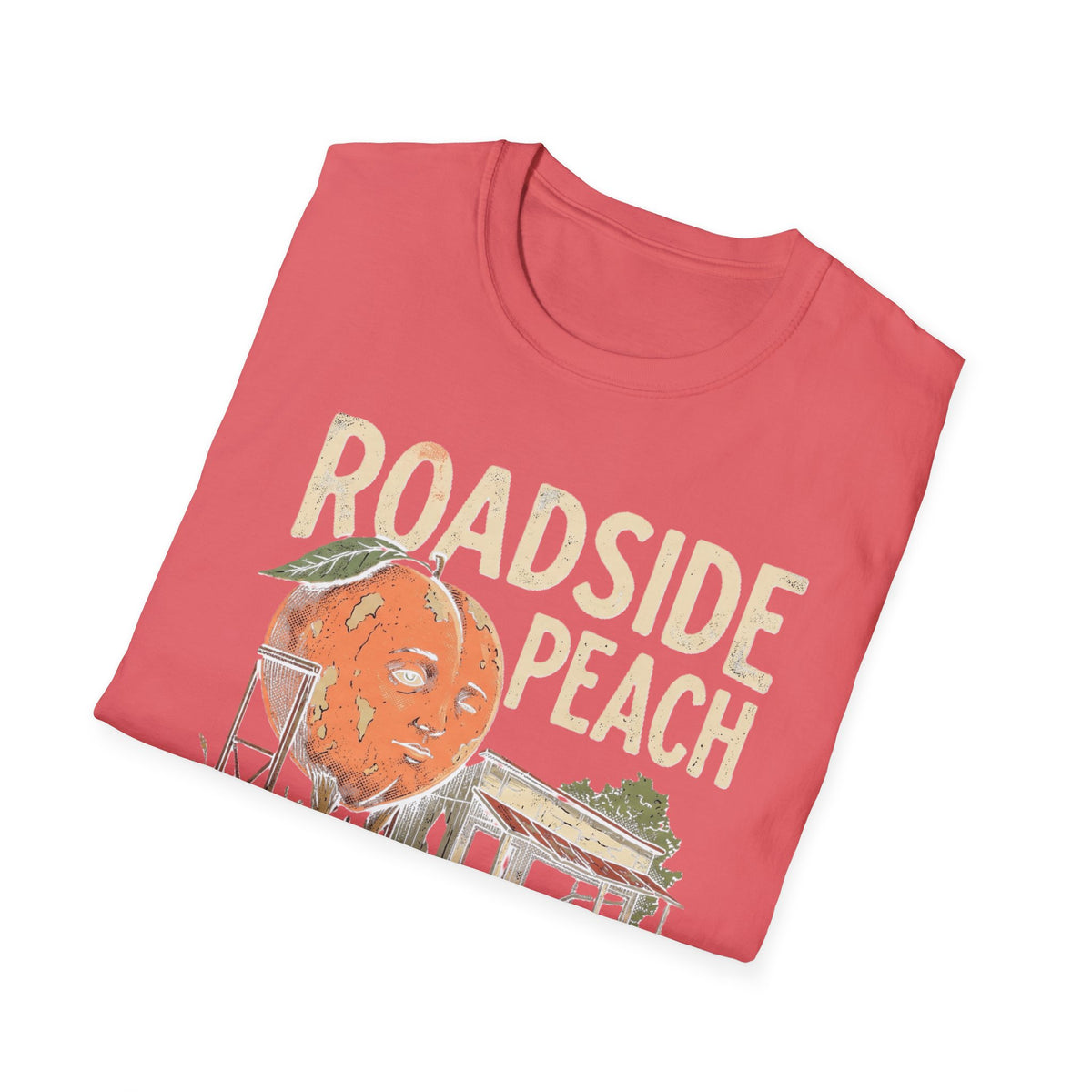 Roadside Peach Weird Americana T-Shirt | It's Heritage Hoss