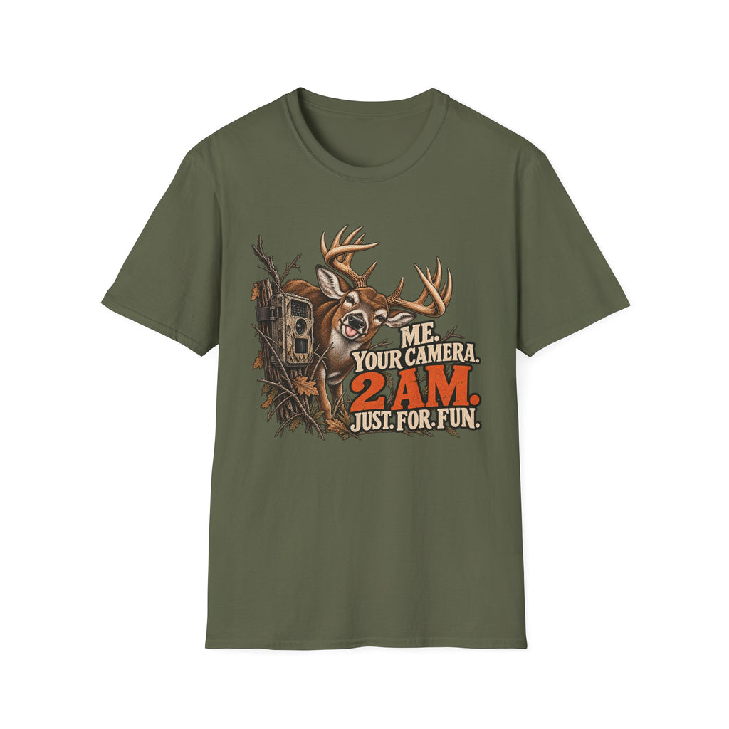 Me. Your Camera. 2 AM. Funny Whitetail Hunting Design