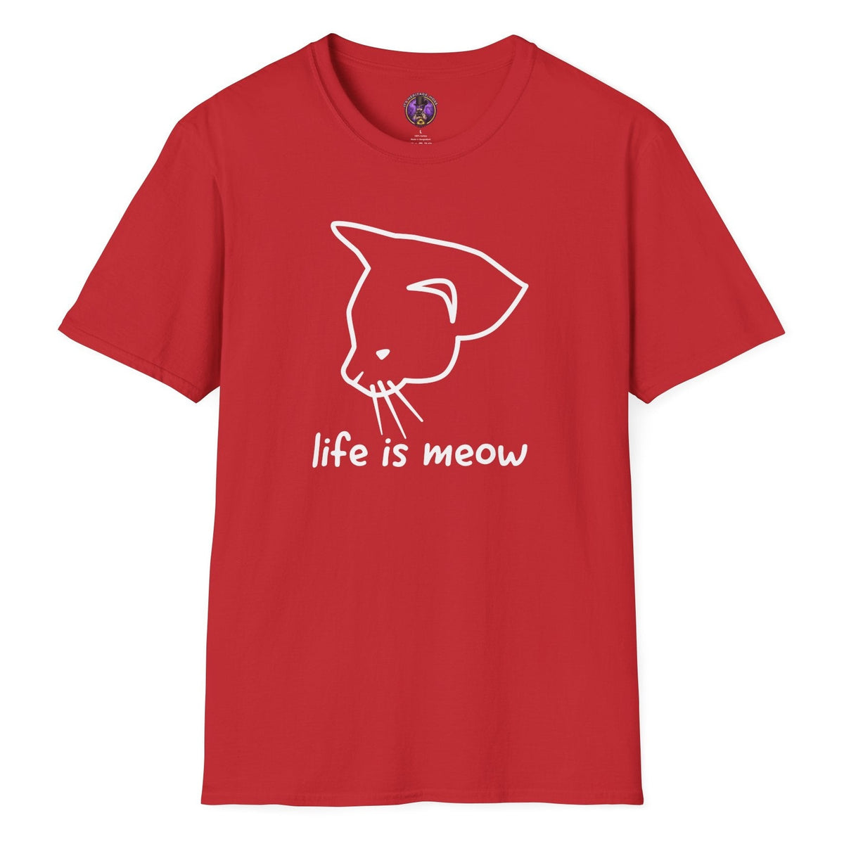 Life Is Meow Hand-Lettered Cat Tee | It's Heritage Hoss