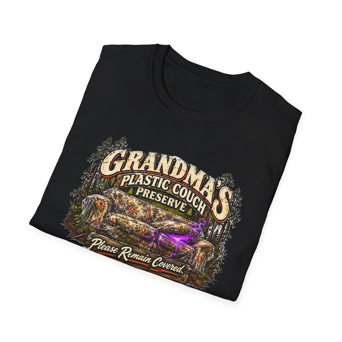 Grandma’s Plastic Couch Preserve T-Shirt — Southern Nostalgia