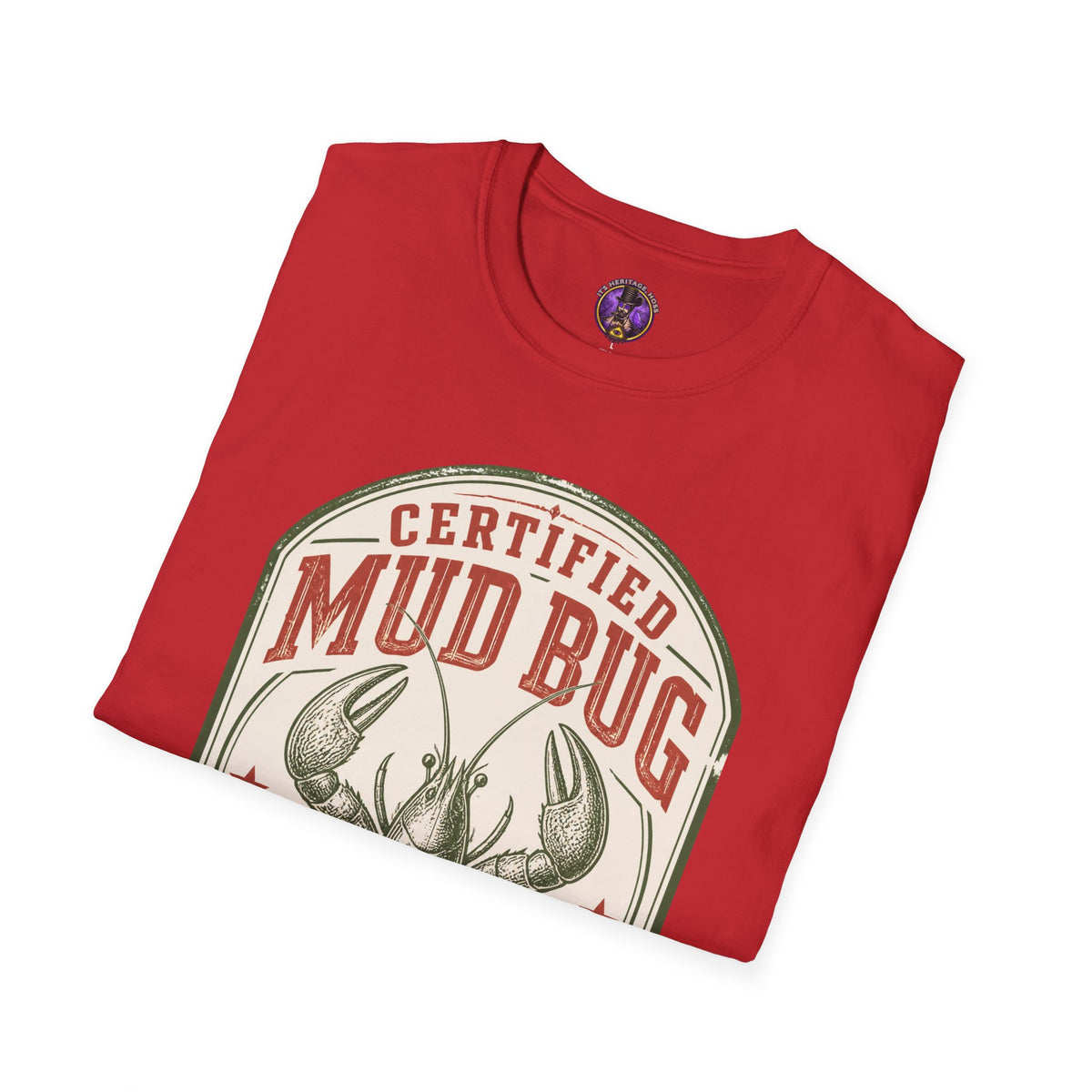 Certified Mud Bug Louisiana Boil Approved graphic T-shirt product image 16