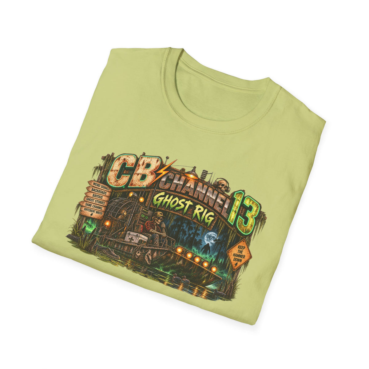 CB Channel 13 Ghost Rig T-Shirt — Haunted Trucker